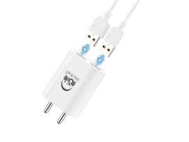 U&I Uich-3906 Charger with 2.4A Fast Charging Cable (Moody Series)